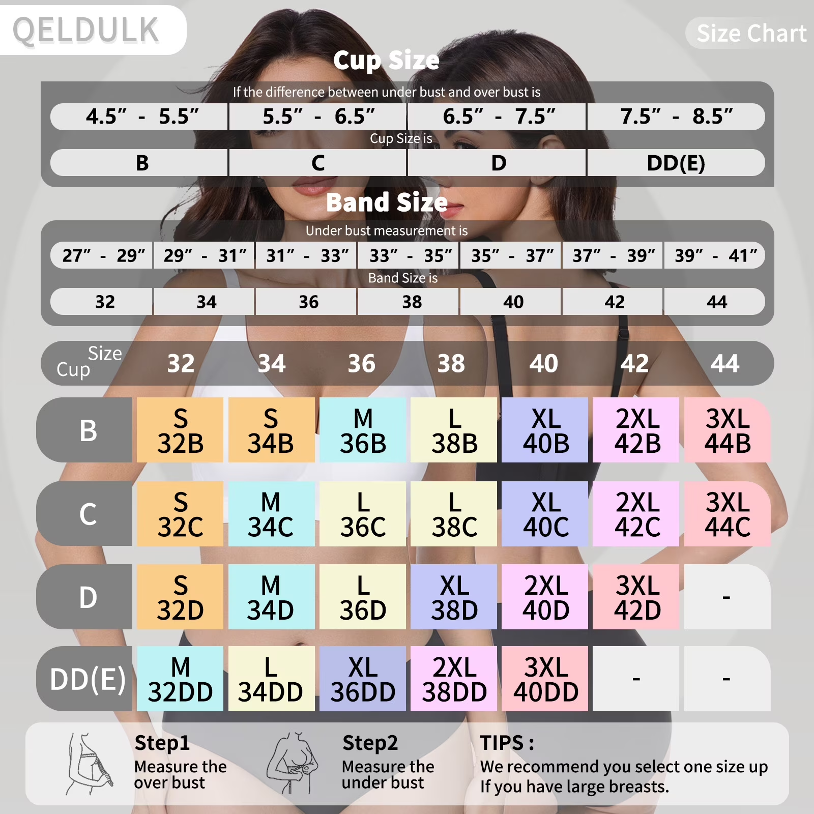 Women's Jelly Gel Bra, Seamless Wireless Full-Coverage T-Shirt Bra with Gentle Lift, Wirefree Everyday Support, S-3XL Qeldulk - 图片 9
